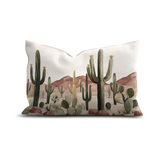 Coussin en polyester rectangulaire — modèle Extérieur Cactus Glori