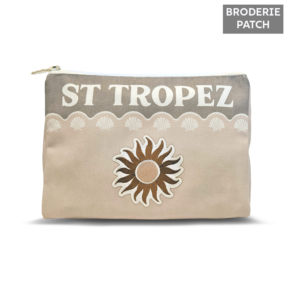 Pochette brodée St Tropez