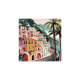 Dessous de verre en vinyle carré — modèle San Michele, motif jungle
