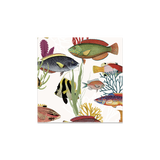 Dessous de verre en vinyle carré — modèle Scalo, motif jungle