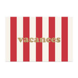 Tapis vinyle en vinyle rectangulaire — modèle Vacances, motif jungle