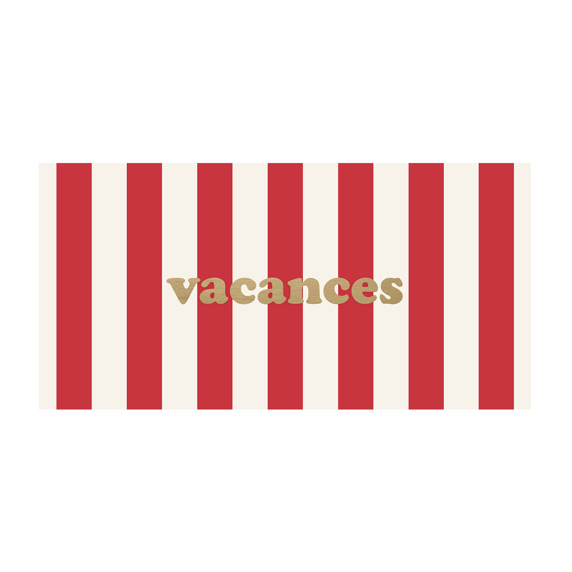 Tapis vinyle Vacances