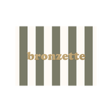 Set de table en vinyle rectangulaire — modèle Bronzette