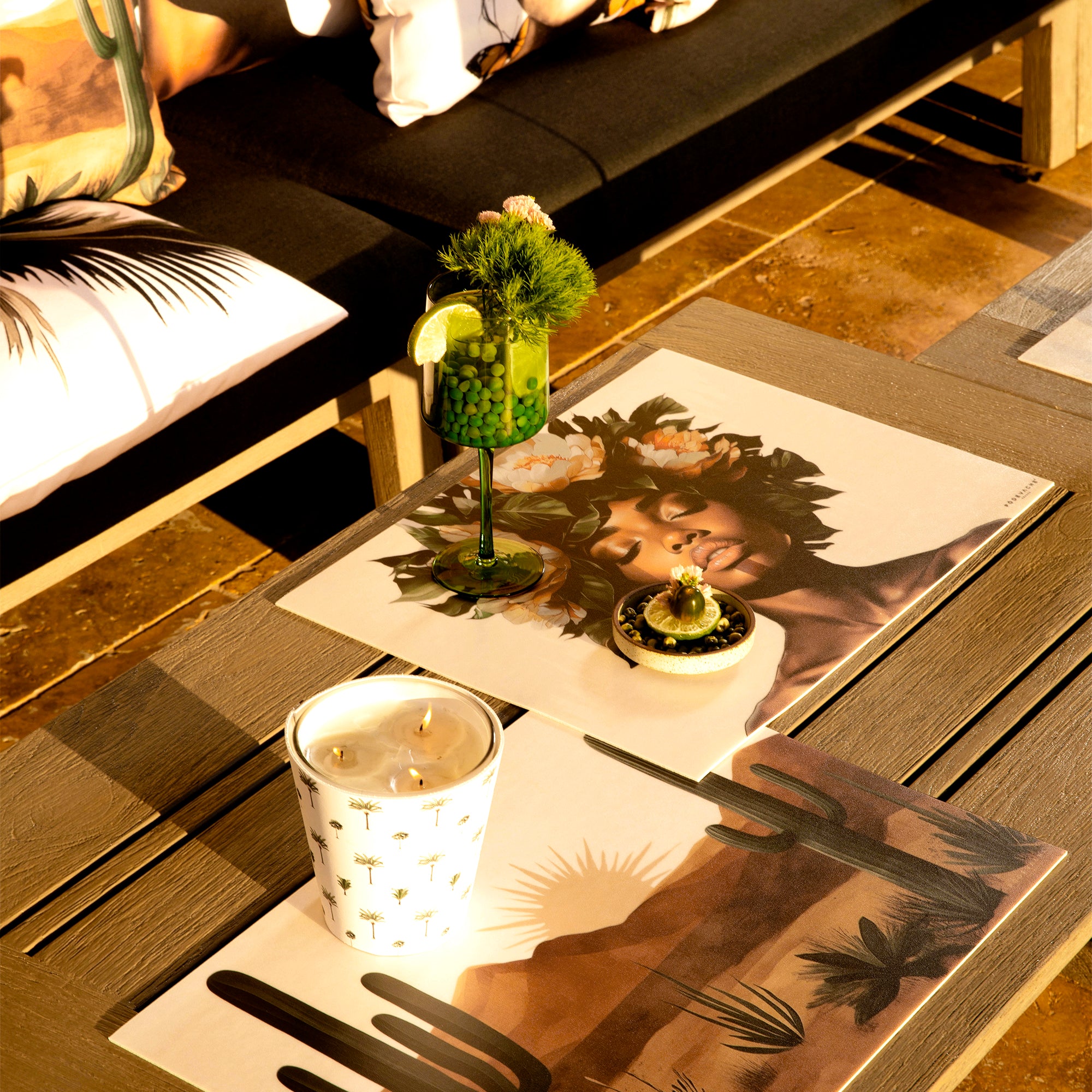 Set de table vinyle Serena