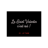 Set de table en vinyle rectangulaire — modèle Flirt