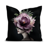 Coussin velours Éléa