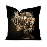 Coussin velours Pavot