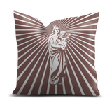 Coussin velours Bonne Mère