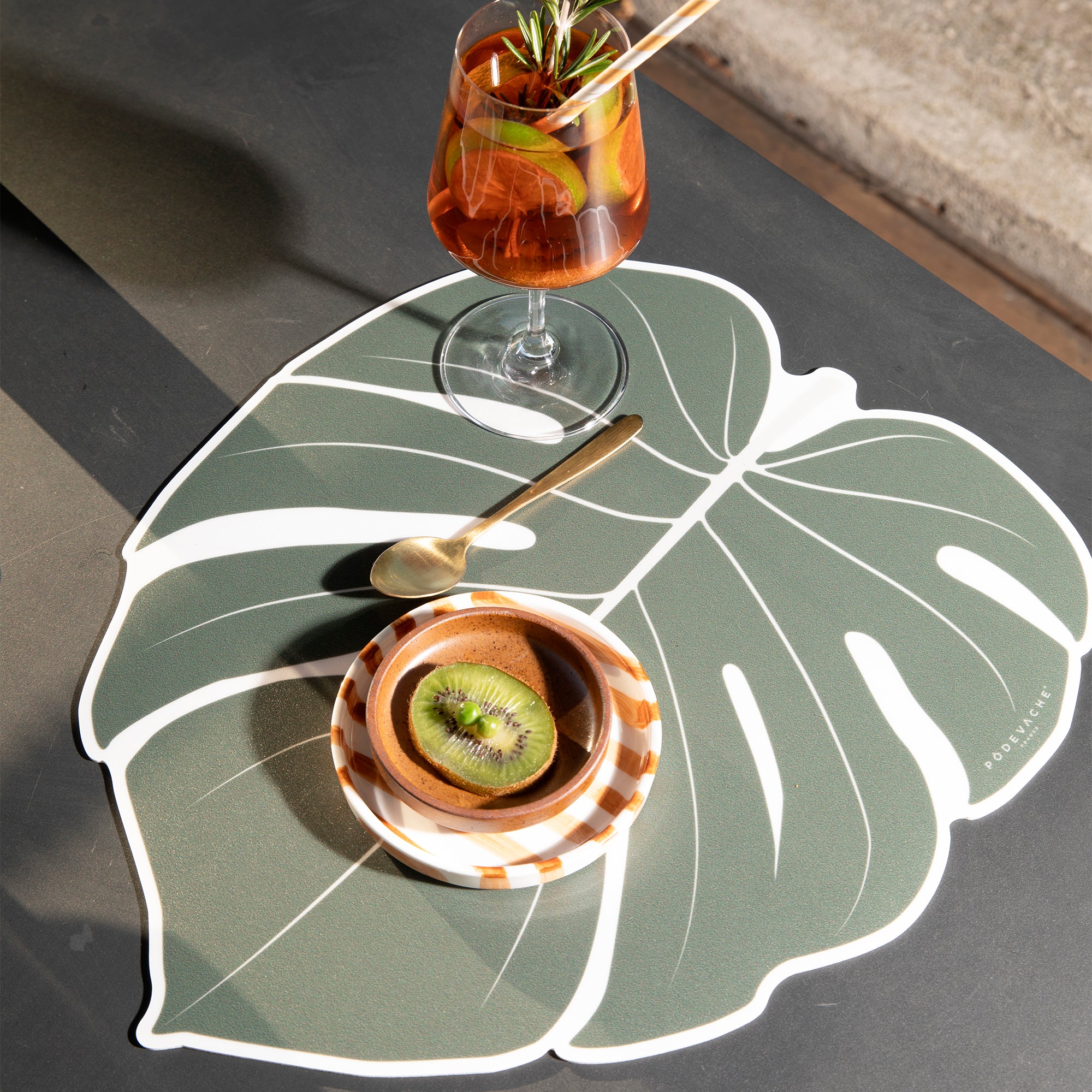 Set de table vinyle Monstera