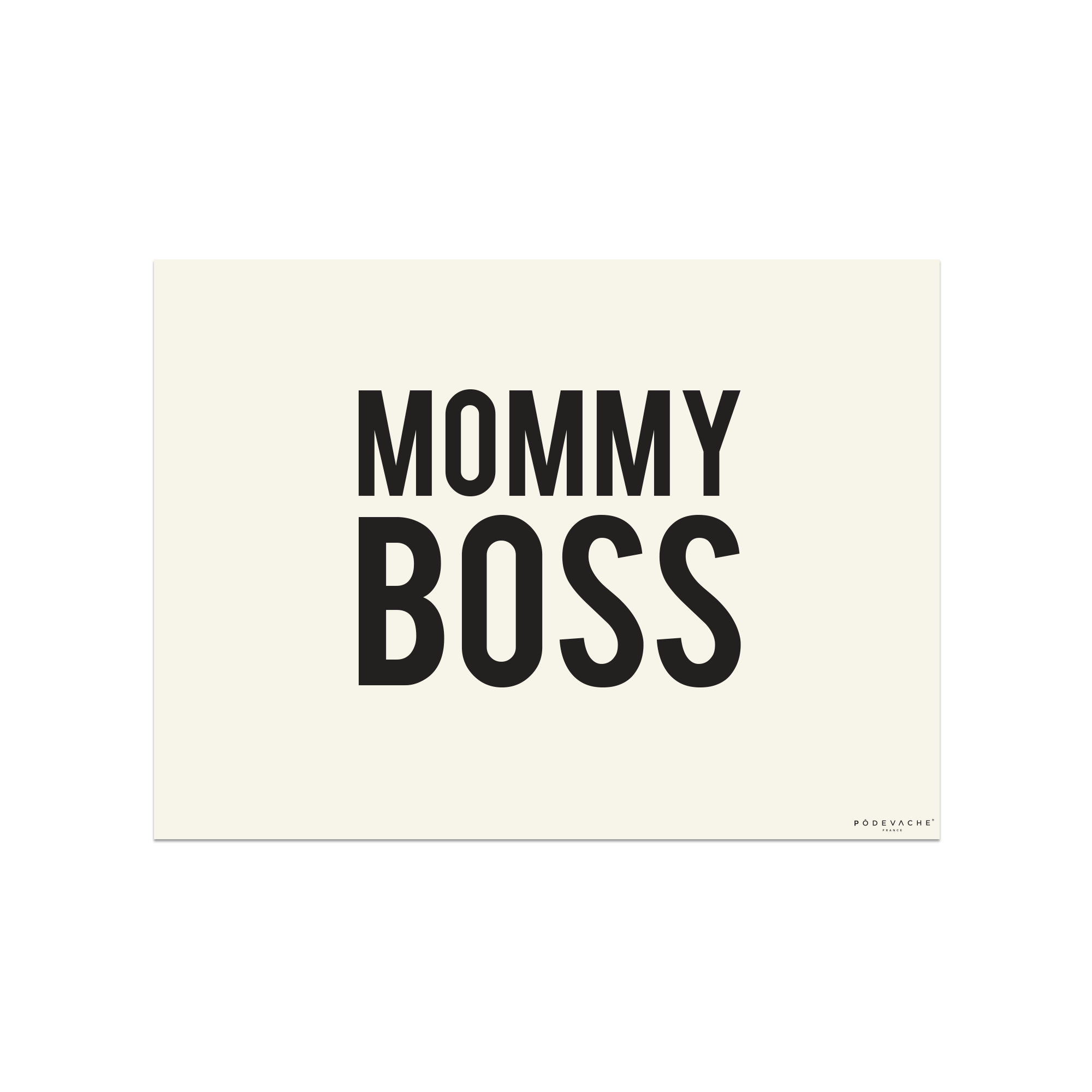 Set de table vinyle Mommy Boss