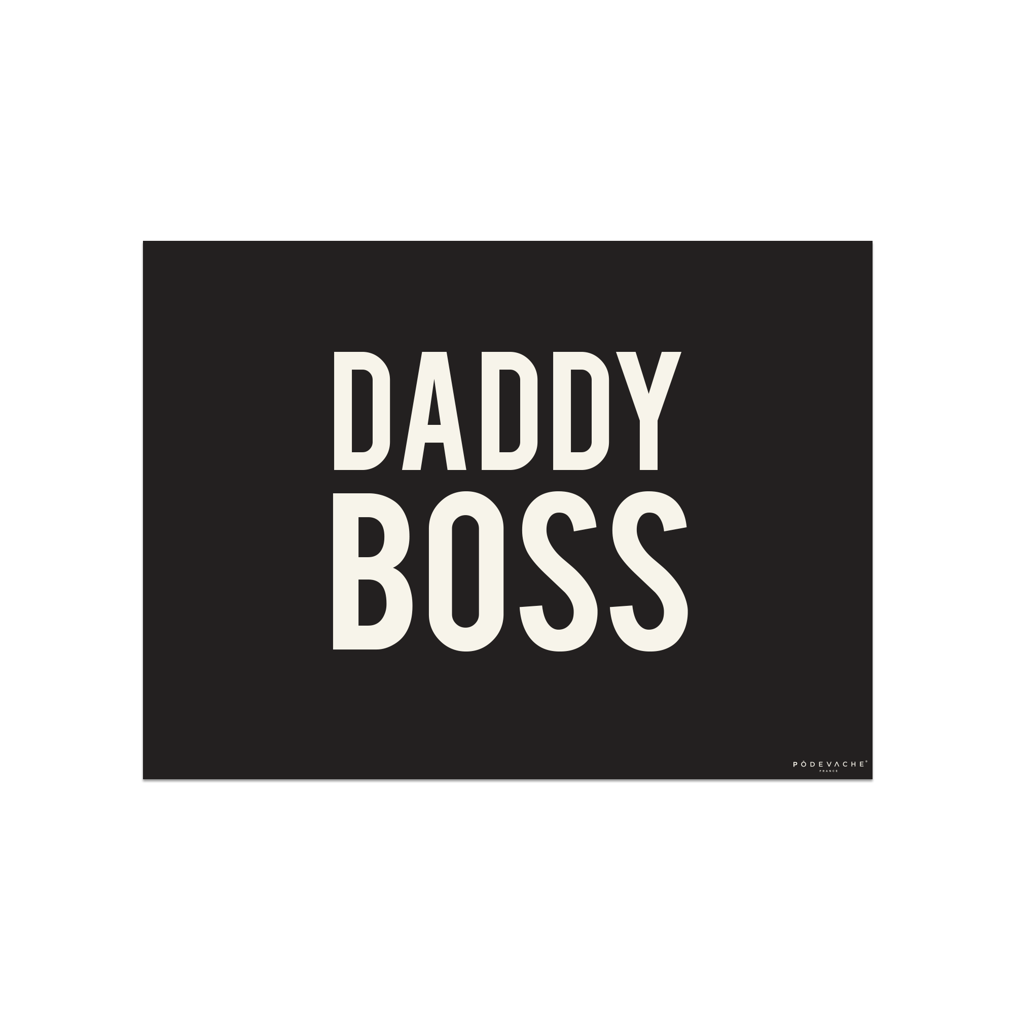 Set de table vinyle Daddy Boss