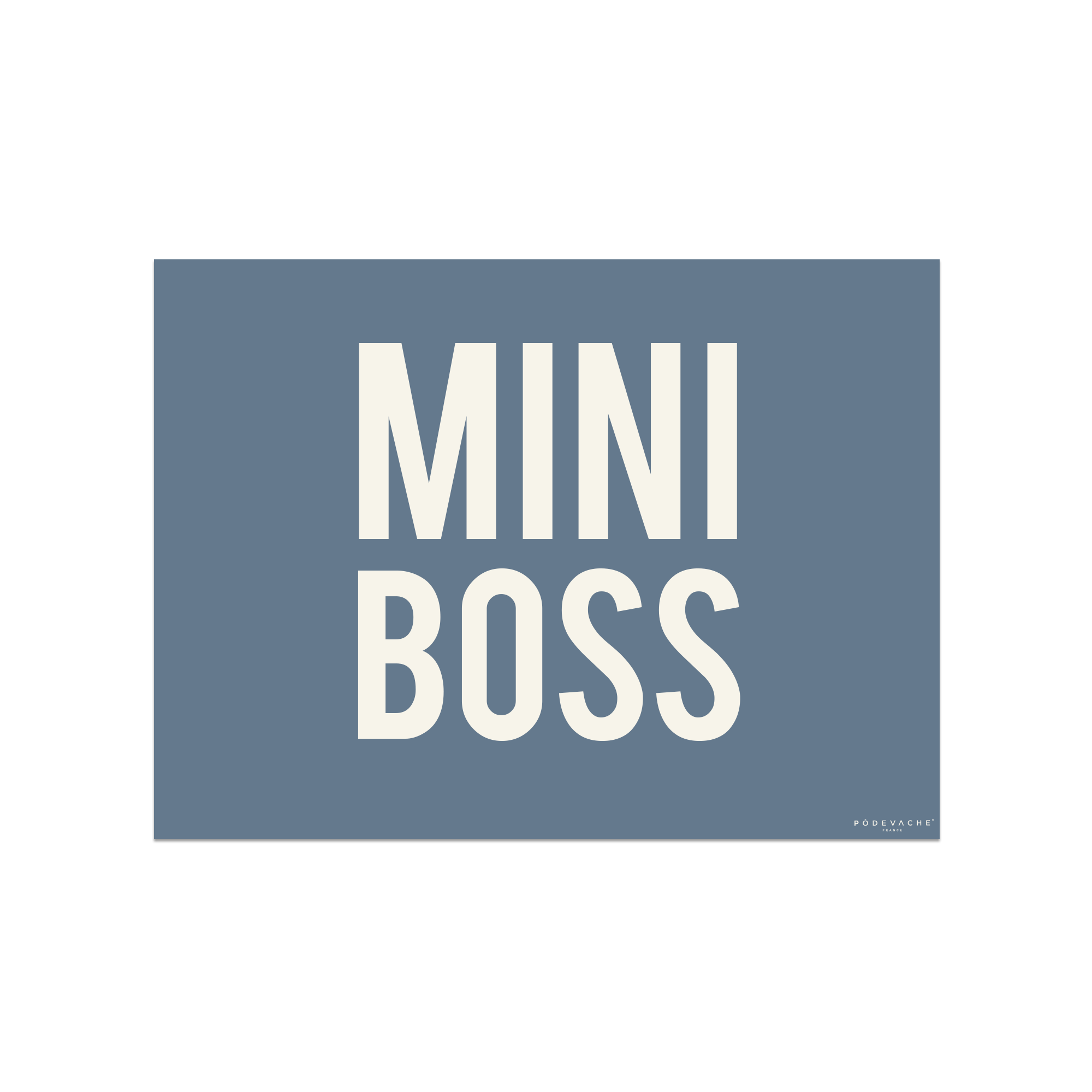 Set de table vinyle Mini Boss