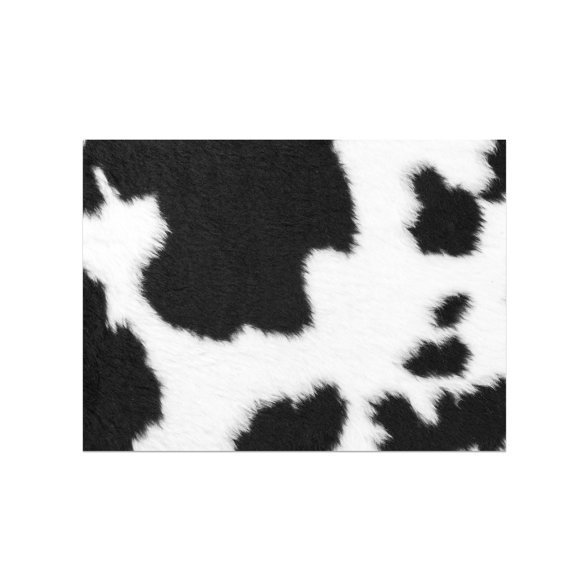 Cowhide vinyl placemat