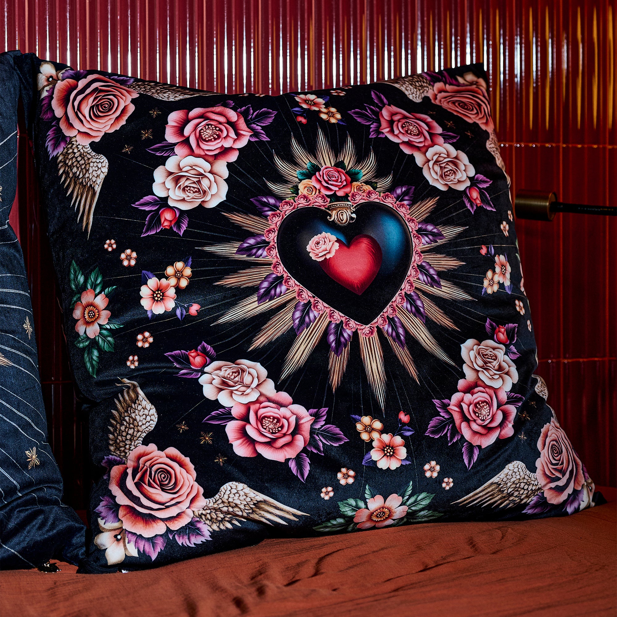 Coussin Velours Ex Voto Cartone