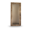 Miroir en fausse fourrure Pise