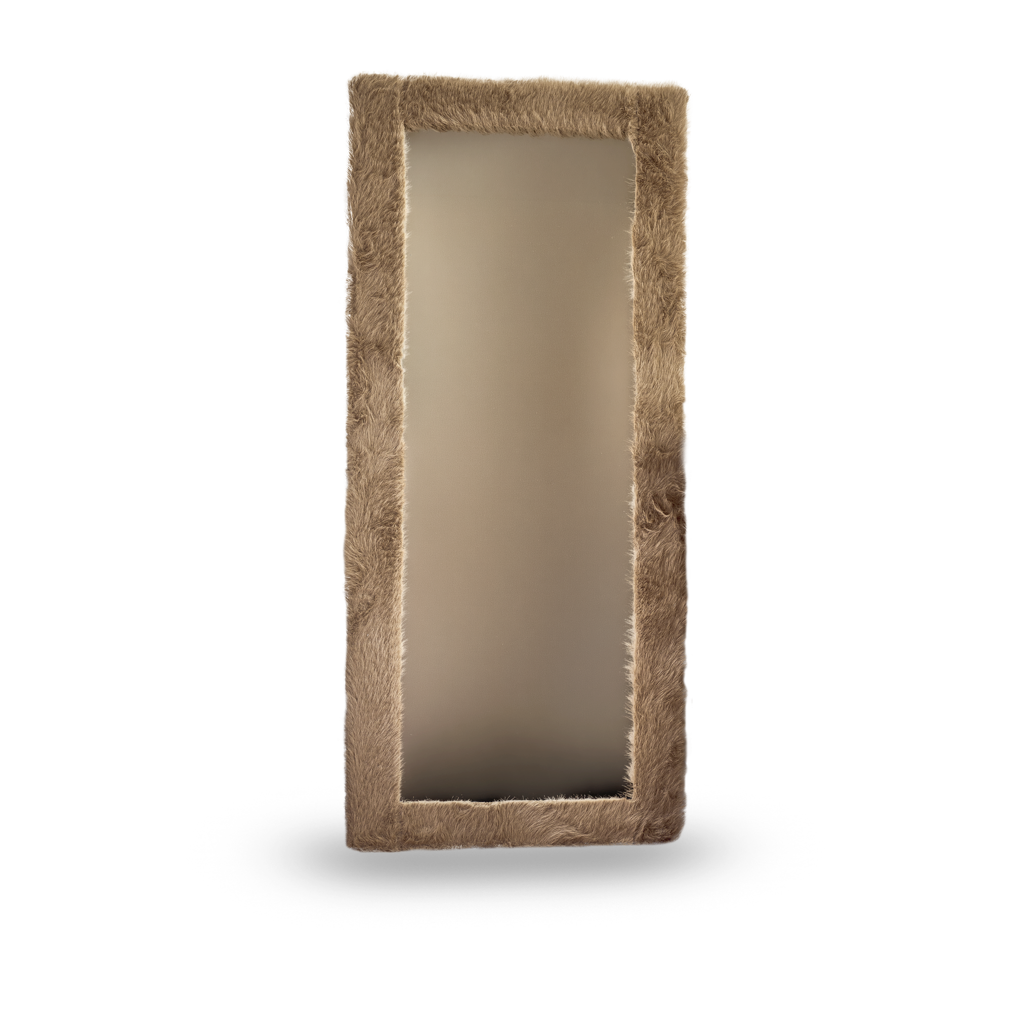 Miroir en fausse fourrure Pise