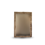 Miroir en fausse fourrure Pise