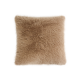 Coussin en polyester carré — modèle fausse fourrure Pise
