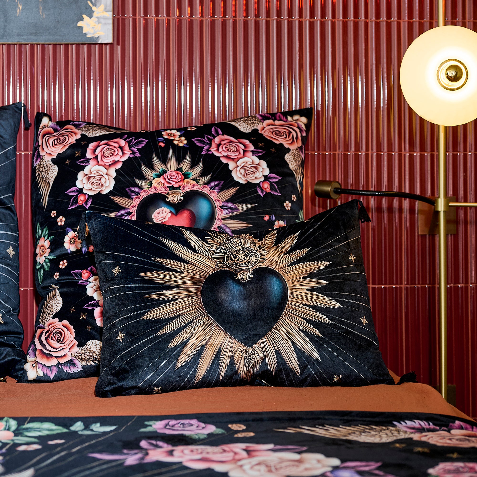 Coussin Velours Ex Voto Montalcino