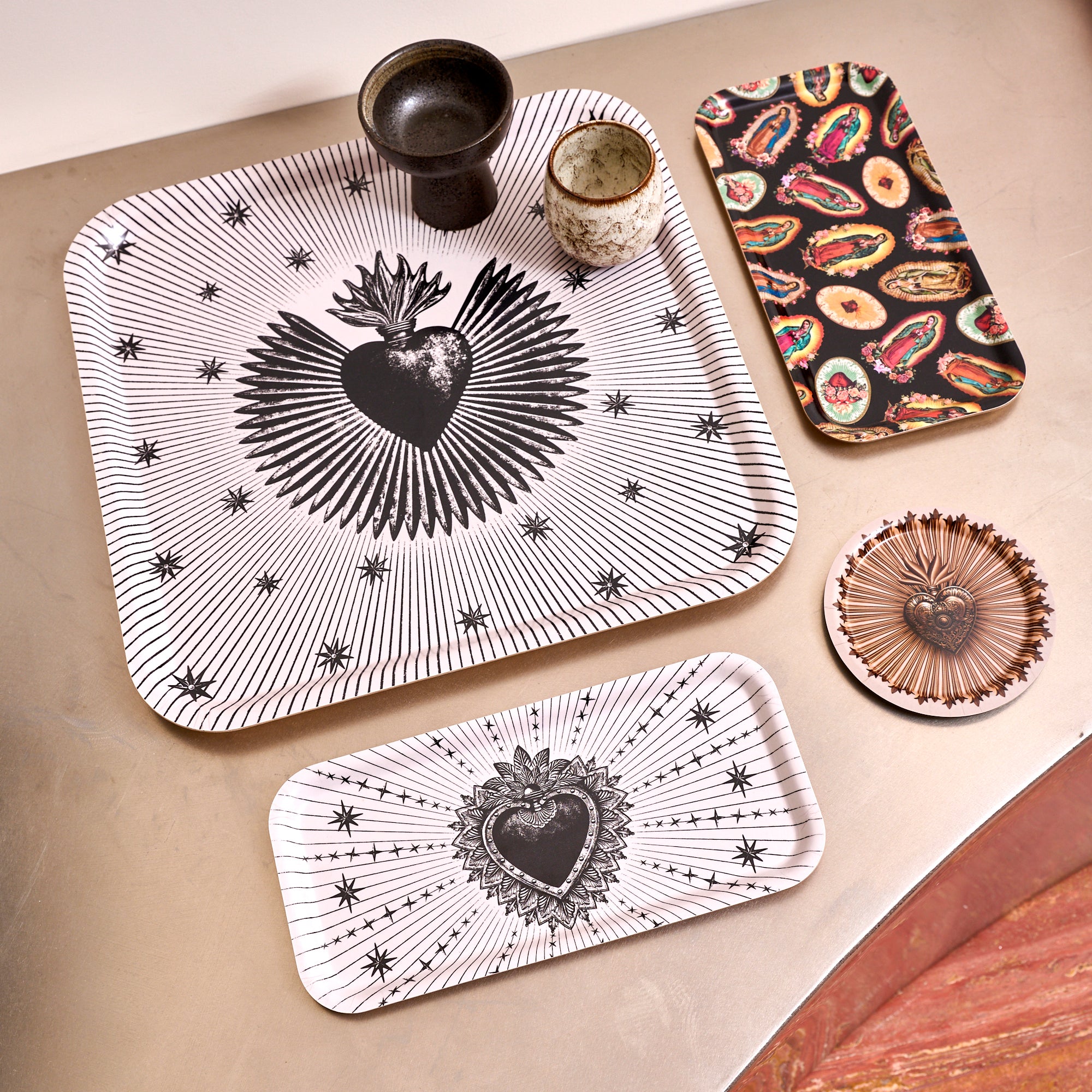 Plateau En Bois Ex Voto Chianti