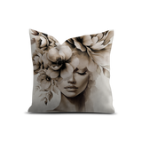 Coussin en velours carré — modèle Ephese