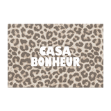 Tapis vinyle en vinyle rectangulaire — modèle Léopard Eleusis