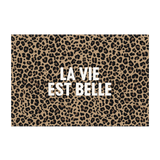 Tapis vinyle en vinyle rectangulaire — modèle Léopard Napata