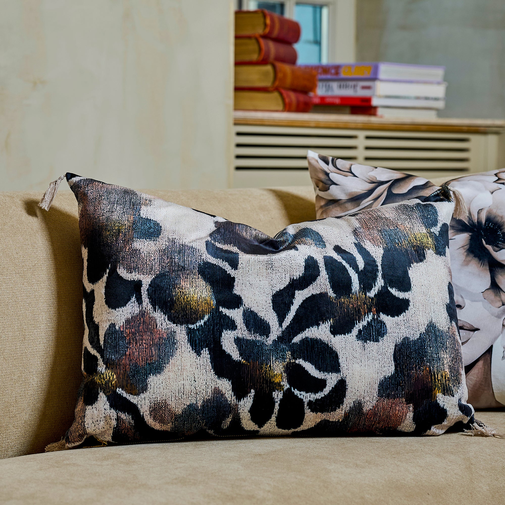 Coussin velours Babylone