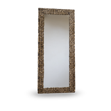 Miroir — modèle fausse fourrure Léopard