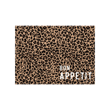 Set de table rectangulaire — modèle Léopard Olympie