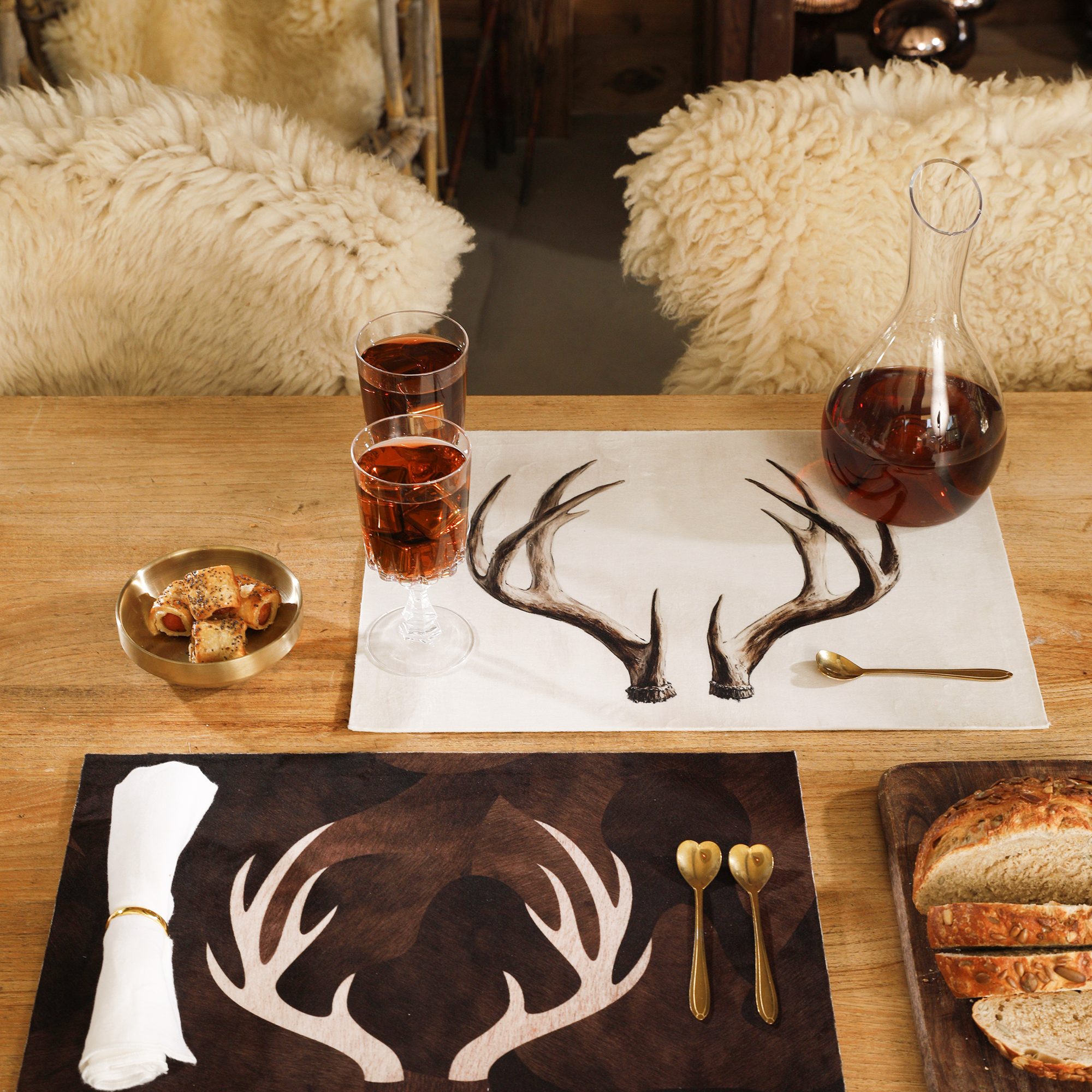 Set de table velours Sils Maria