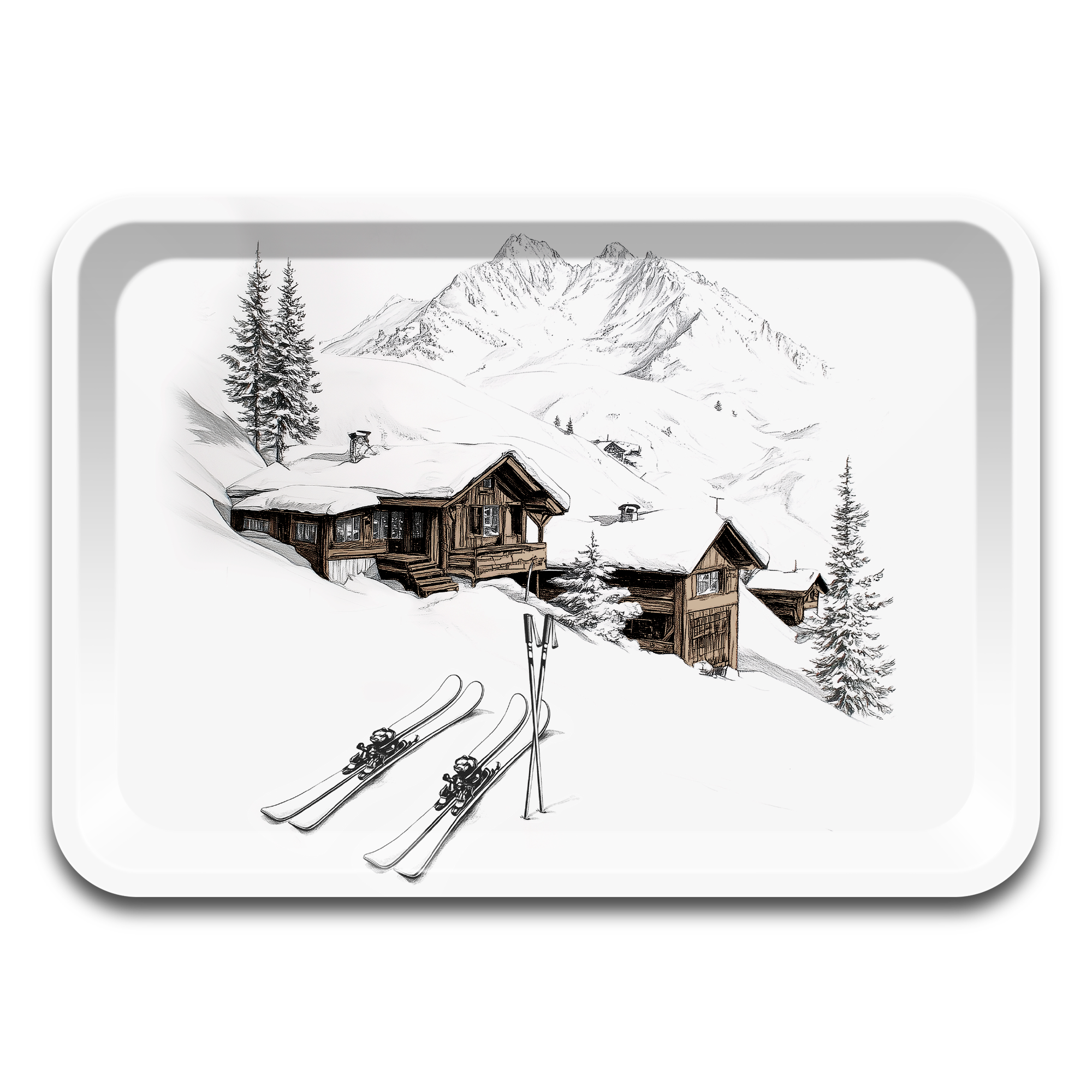 Plateau En Bois Soglio