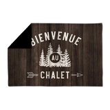 Plaid en velours — modèle Montagne Murren