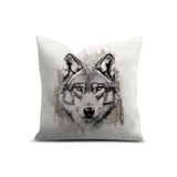 Coussin en velours carré — modèle Loup Sestola