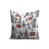 Coussin en velours carré — modèle Montagne Castelmoda