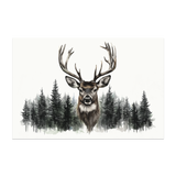 Tapis vinyle en vinyle rectangulaire — modèle Cerf Yvoire