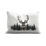 Coussin en velours — modèle Cerf Yvoire