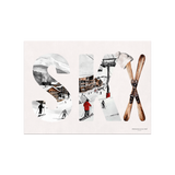 Set de table rectangulaire — modèle Ski Clusaz