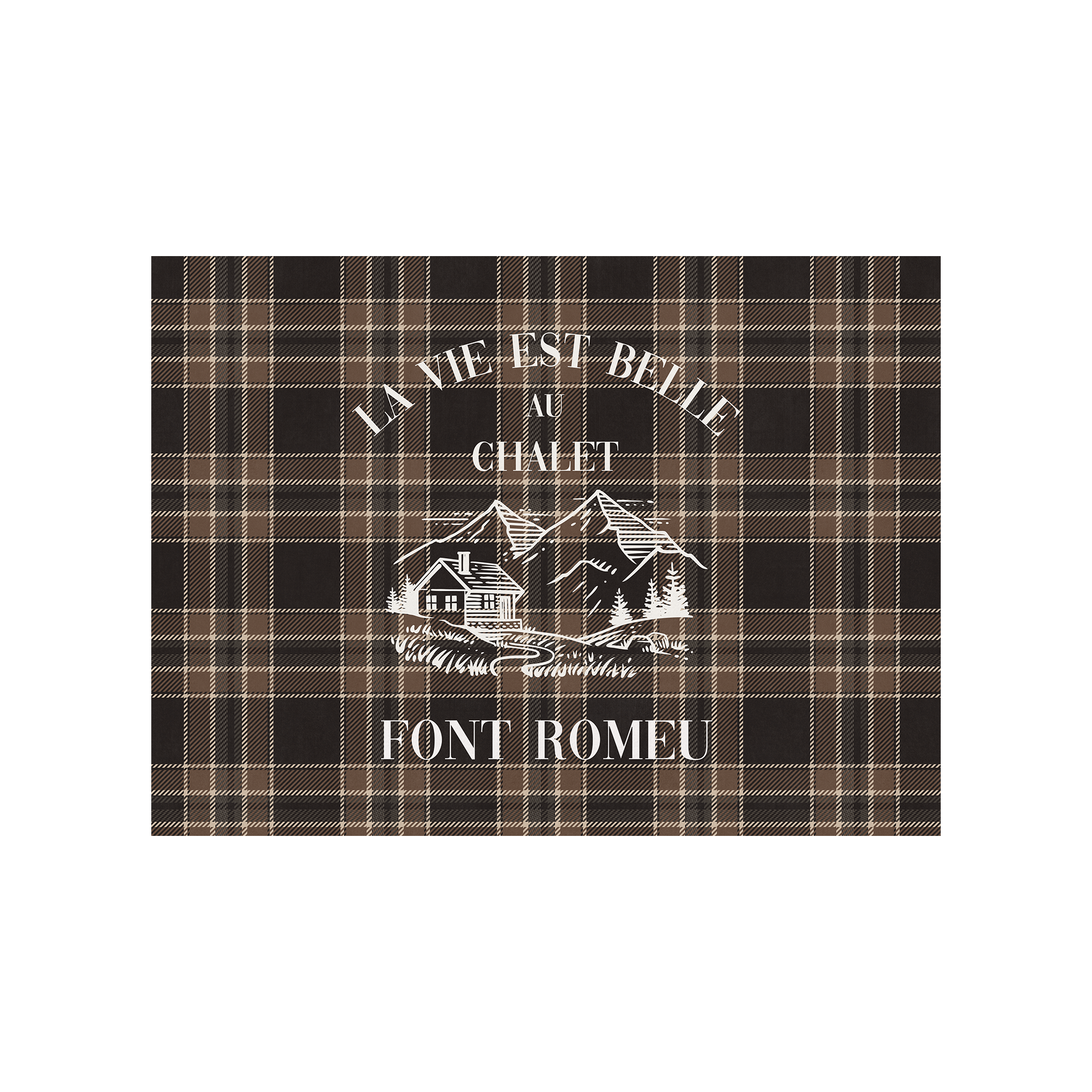 Cama personalized vinyl placemat