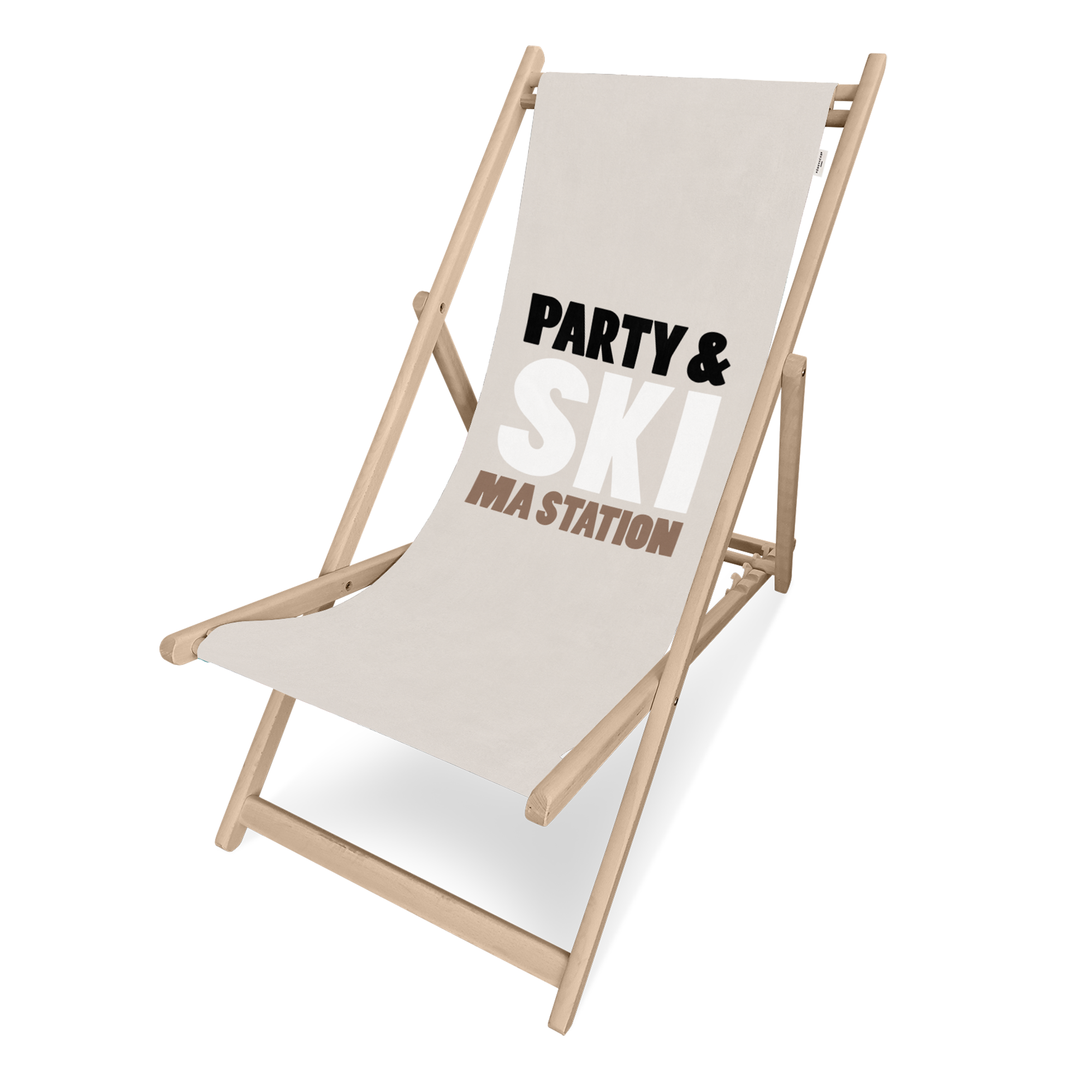 Chilienne Personnalisée Montagne Ski Morzine Beige