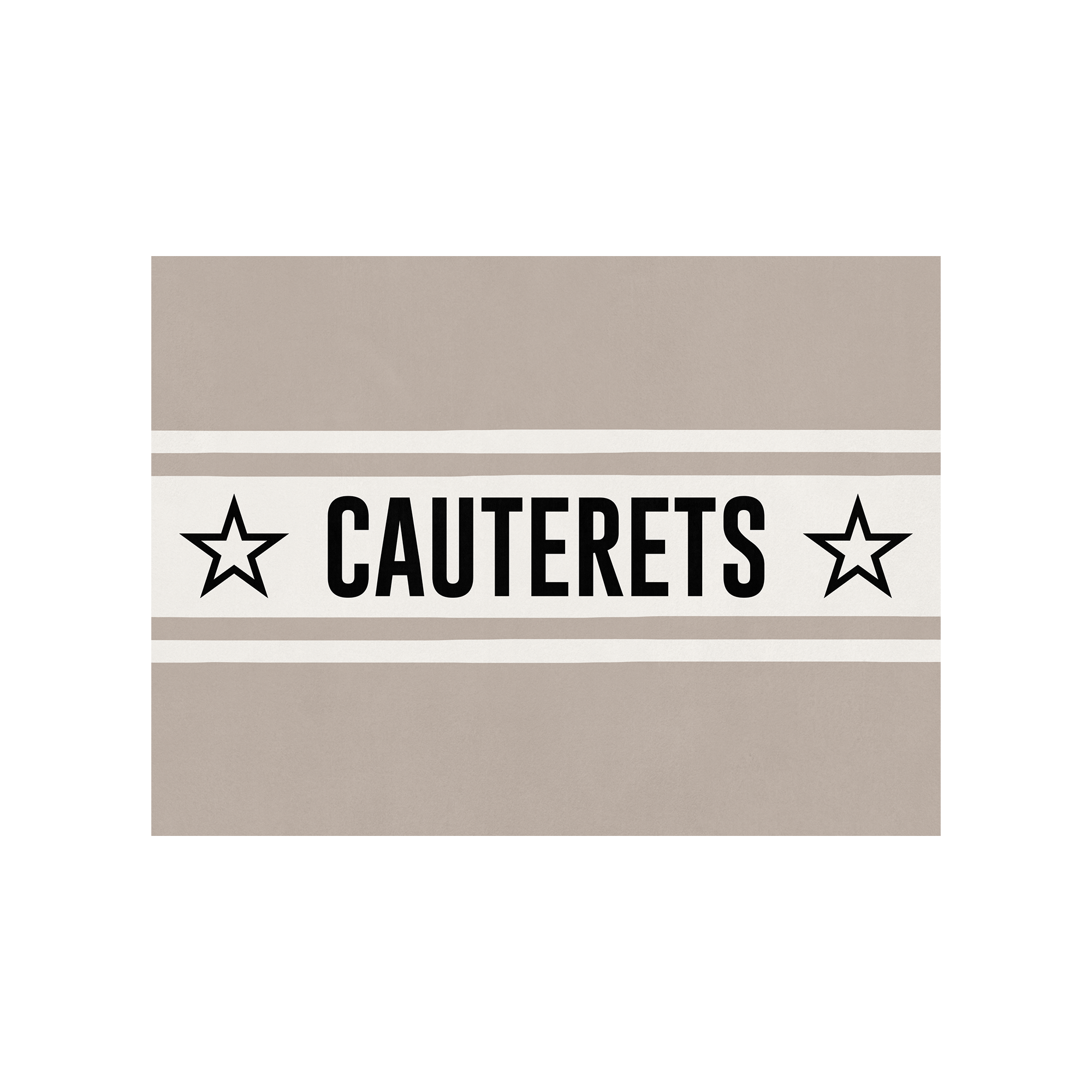 Cama personalized vinyl placemat