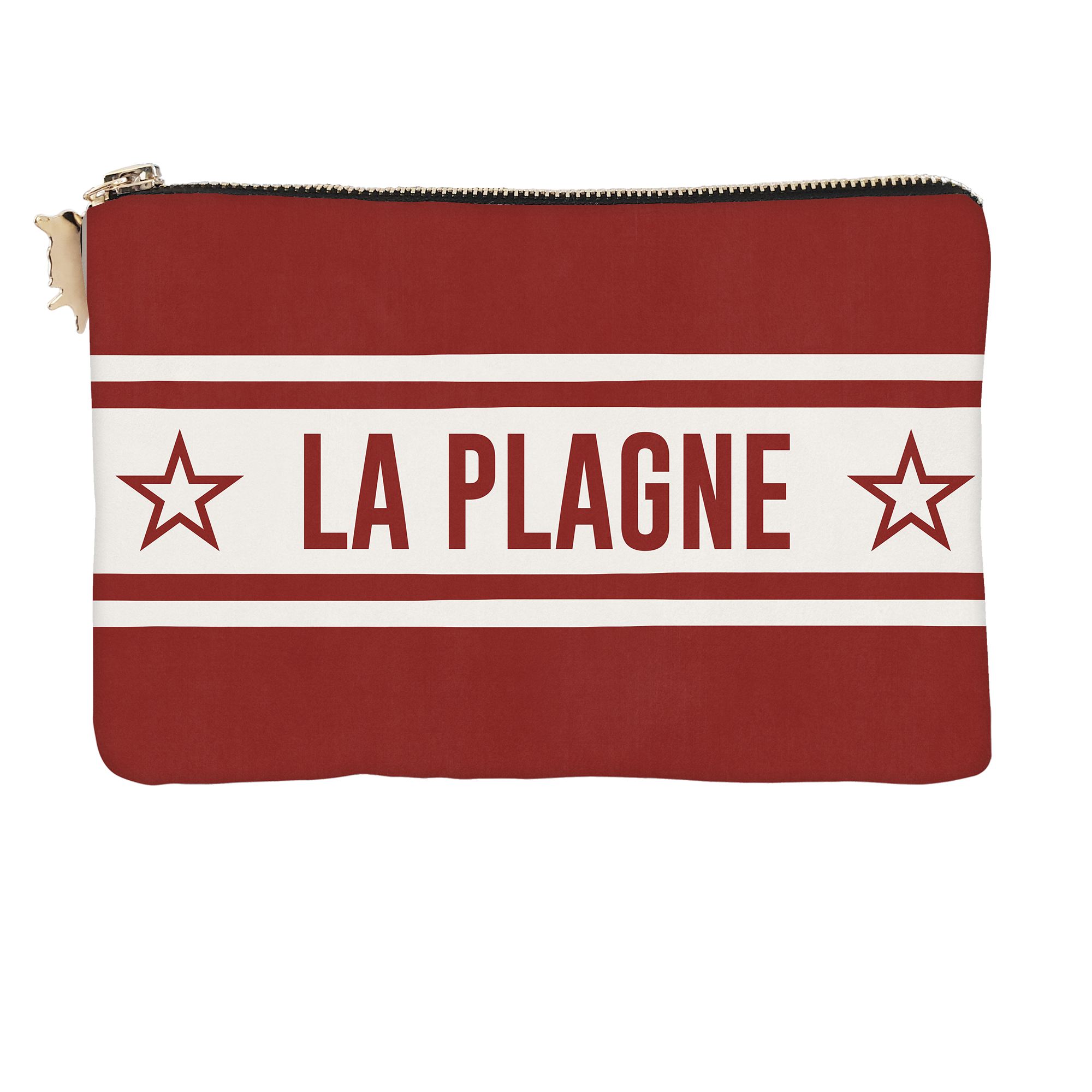Pochette Velours Personnalisée Montagne Ampezzo Rouge S