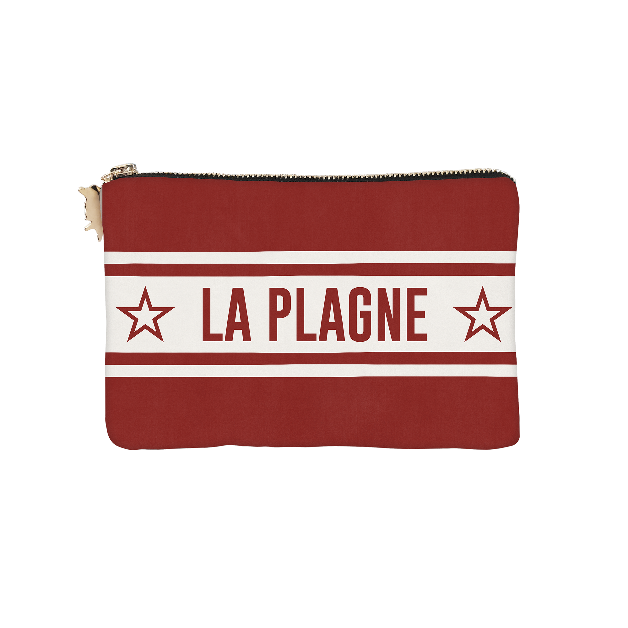 Pochette Velours Personnalisée Montagne Ampezzo Rouge Xs