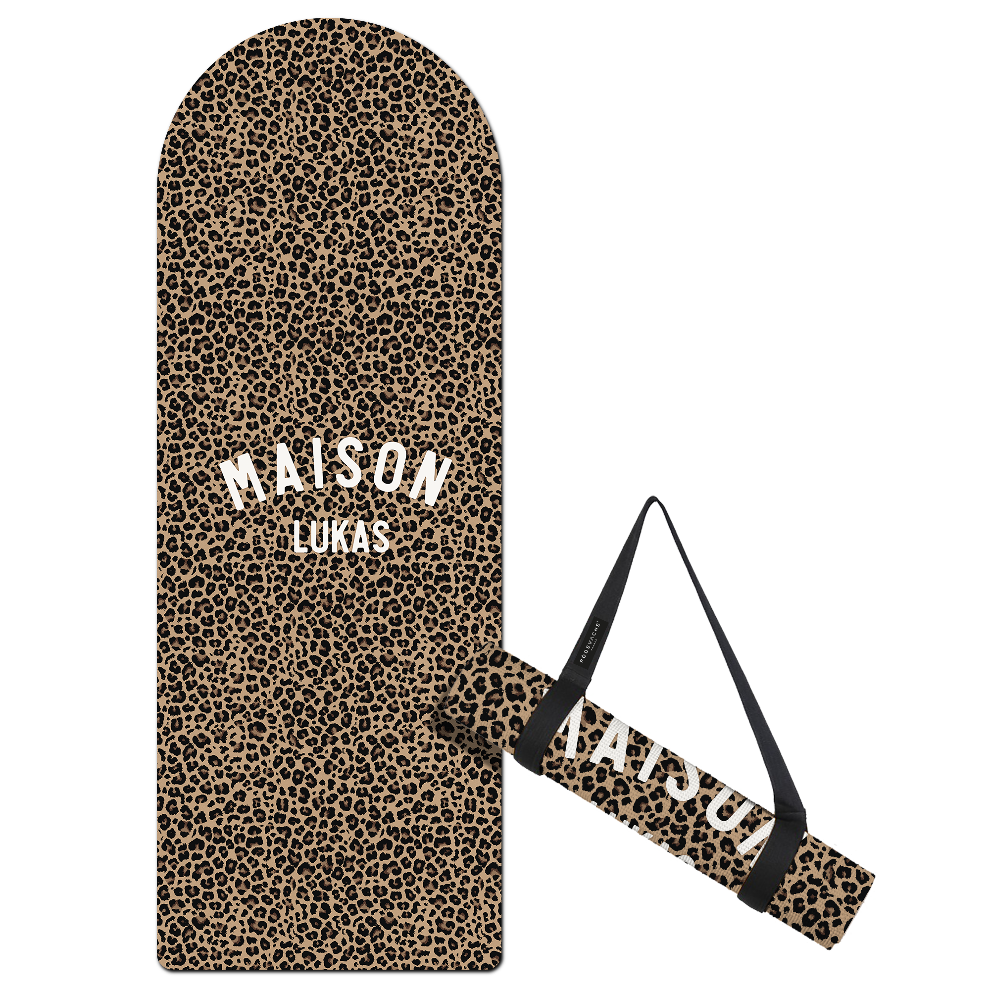 Tapis De Fitness Personnalisé Léopard Léopard