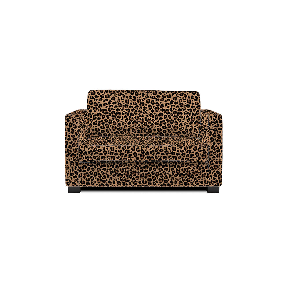 Lubao one-and-a-half-seater velvet armchair