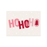 Set de table rectangulaire — modèle Noël Rouge Ho Ho Ho