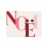 Set de table rectangulaire — modèle Noël Rouge