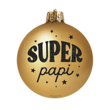 Set de table rond — modèle Noël Boule Super Papi