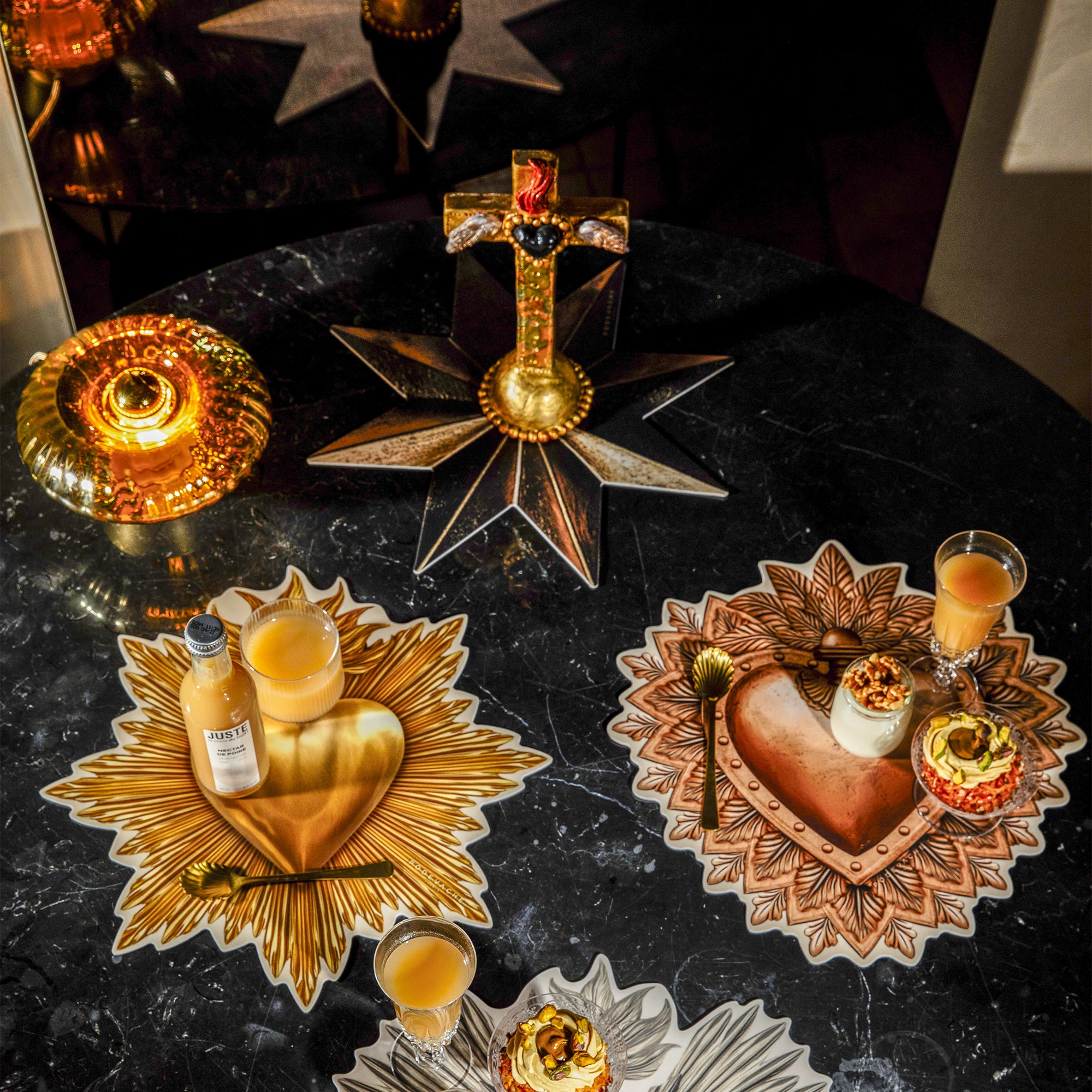 Set De Table Vinyle Noël Octogramme