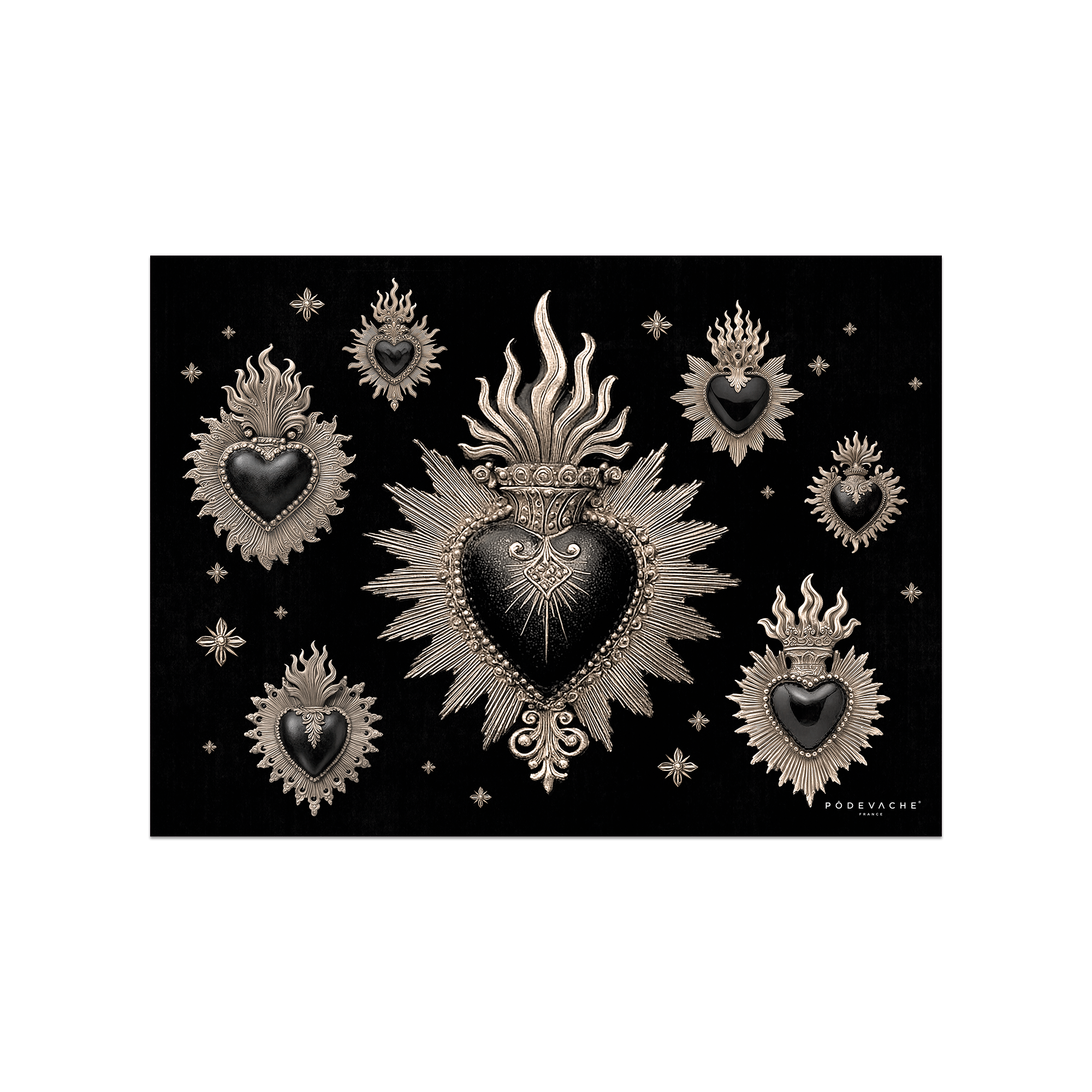 Set De Table Vinyle Ex Voto Sacrés Coeurs